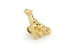 Metalmorphose Leopard & Tropical Leaf Brooch Mtmp106 - 5