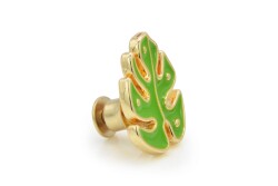 Metalmorphose Leopard & Tropical Leaf Brooch Mtmp106 - 6