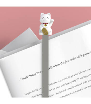Metalmorphose Lucky Cat Bookmark Mtmb230-01 - 1