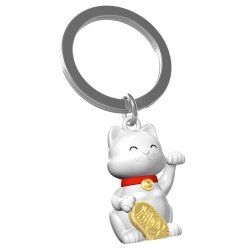 Metalmorphose Lucky Cat Keychain MTM226-01 - Metalmorphose
