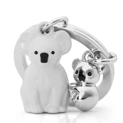 Metalmorphose Mother And Baby Koala Keychain Mtm278-01 - 2