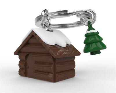 Metalmorphose Mountain House Keychain Mtm150-01 - 1
