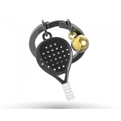 Metalmorphose Padel Tennis Keychain Black Mtm318-01 - 1