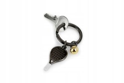 Metalmorphose Padel Tennis Keychain Black Mtm318-01 - 2