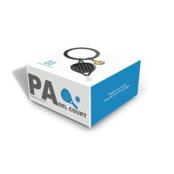 Metalmorphose Padel Tennis Keychain Black Mtm318-01 - 3