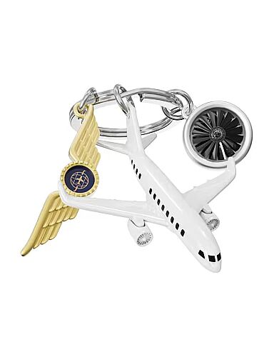 Metalmorphose Pilot Anahtarlığı MTM372-01 - Gold/Beyaz - 2