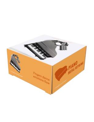 Metalmorphose Piyano Anahtarlık MTM374-01 Siyah Beyaz - 3