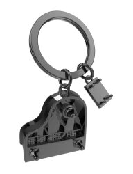 Metalmorphose Piyano Anahtarlık MTM374-01 Siyah Beyaz - 2