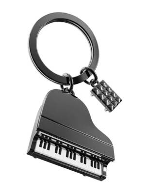Metalmorphose Piyano Anahtarlık MTM374-01 Siyah Beyaz - 1
