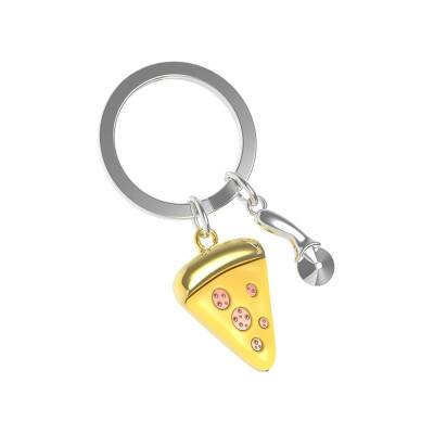 Metalmorphose Pizza Keychain Mtm323-01 - 1