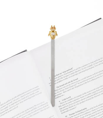 Metalmorphose Robot Bookmark Gold Mtmb249-01 - 4