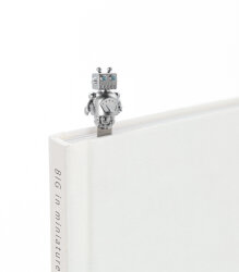 Metalmorphose Robot Bookmark Silver Mtmb249-02 - 2
