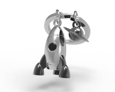 Metalmorphose Rocket Keychain Mtm201-02 - 1