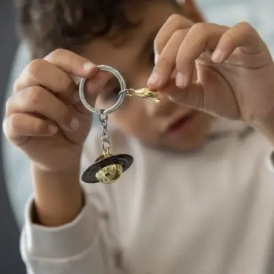 Metalmorphose Saturn Keychain Mtm203-01 - 2