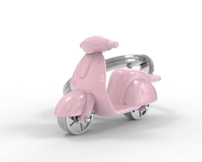 Metalmorphose Scooter Anahtarlık MTM999-05 Pembe Gri - 1