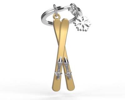 Metalmorphose Ski Keychain Mtm151-01 - 1