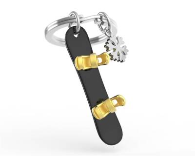 Metalmorphose Snowboard Keychain Mtm148-01 - 2