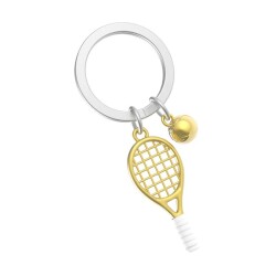 Metalmorphose Tennis Racket Keychain Gold Mtm317-01 - 1