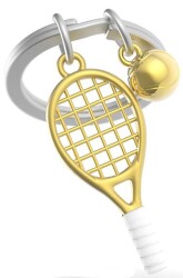 Metalmorphose Tennis Racket Keychain Gold Mtm317-01 - 2