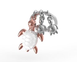 Metalmorphose Turtle Family Keychain MTM195-01 - 1
