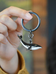 Metalmorphose Whale Keychain Mtm146-01 - 2