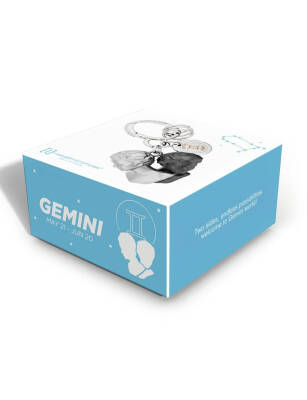 Metalmorphose Zodiac Collection Gemini Keychain / Bag Accessory Mtm352-01 - 2