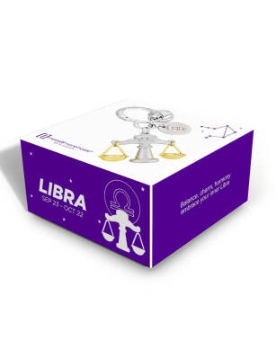 Metalmorphose Zodiac Collection Libra Keychain / Bag Accessory Mtm356-01 - 2