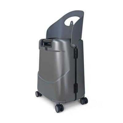 Miamily Carry On Kabin Boy Valiz - Charcoal Grey Lug2018Kg - 3