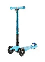Micro Maxi Deluxe Foldable Bright Blue (Led) Scooter Mmd092 - 1
