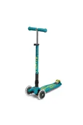Micro Maxi Deluxe Foldable Petrol Green (Led) Scooter Mmd097 - 1