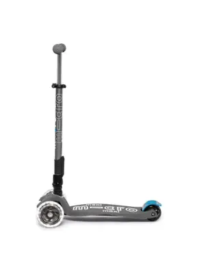 Micro Maxi Deluxe Foldable Volcano Grey (Led) Scooter Mmd094 - 3