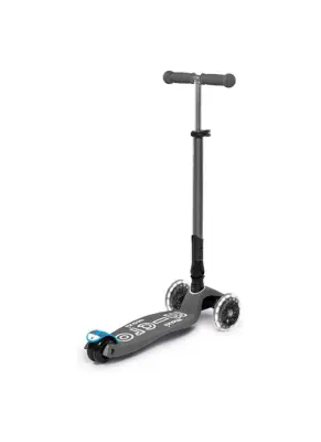 Micro Maxi Deluxe Foldable Volcano Grey (Led) Scooter Mmd094 - 4