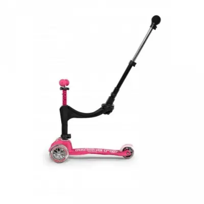 Micro Mini 3 In 1 Deluxe Plus Pink Scooter Mmd079 - 3