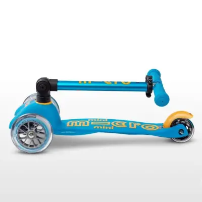 Micro Mini Deluxe Foldable Ocean Blue Scooter Mmd102 - 5