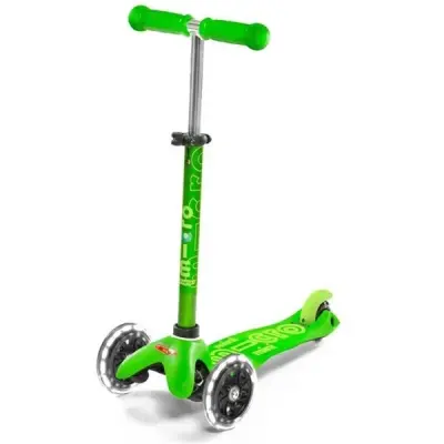 Micro Mini Deluxe Green (Led) Scooter Mmd051 - 4