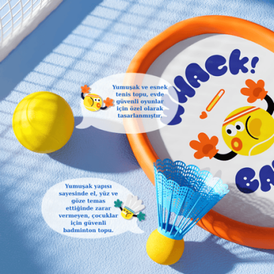 Mideer 2-in-1 Kids Beginner Level Racket MD1370 - 2