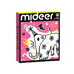 Mideer Basic Eğlenceli Dövme Çıkartmaları - Pembe 20 Parça MD1680 - Mideer