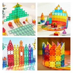 Mideer Colorful Magnetic Tiles 100 Pieces CT1223 - 2