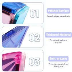 Mideer Colorful Magnetic Tiles 60 Pieces CT1210 - 5