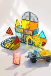 Mideer Colorful Magnetic Tiles Little Architect 36 Pieces MD4289 - 2