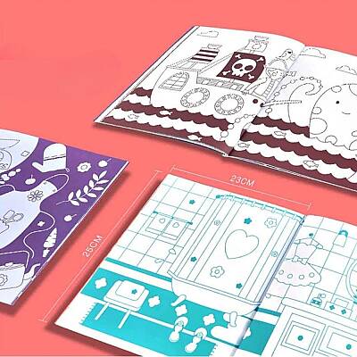 Mideer Drawıng Colorıng Book-Boy Çizim ve Boyama Kitabı Md4092 - 9