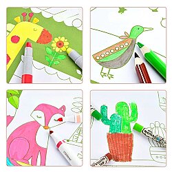 Mideer Drawıng Colorıng Book-Gırl Çizim ve Boyama Kitabı Md4093 - 2