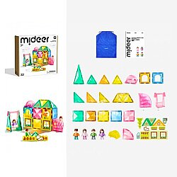 Mideer Magnetic Tiles - Bizim Aile, 32 Parça MD1640 - 8