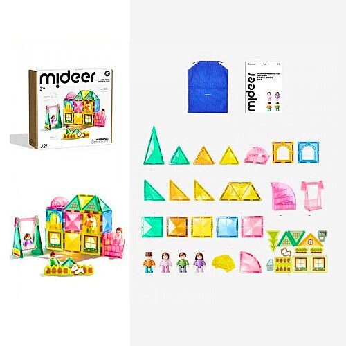 Mideer Magnetic Tiles - Bizim Aile, 32 Parça MD1640 - 8