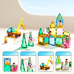 Mideer Magnetic Tiles - Bizim Aile, 32 Parça MD1640 - 6