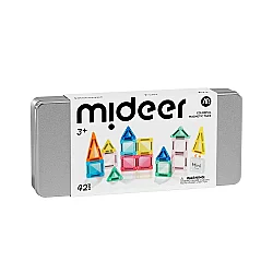 Mideer Magnetic Tiles Mini Seyahat Boy 42 Parça - 5