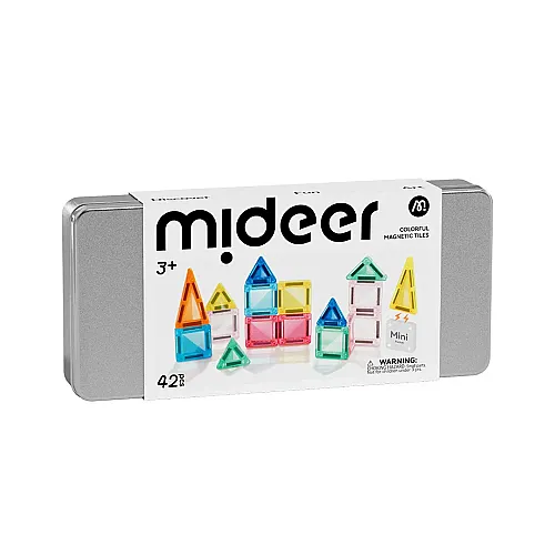 Mideer Magnetic Tiles Mini Seyahat Boy 42 Parça - 5