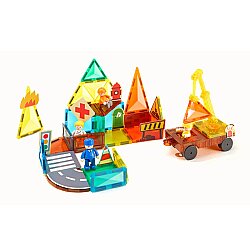 Mideer Magnetic Tiles - Şehir Kahramanları, 33 Parça MD1641 - 2