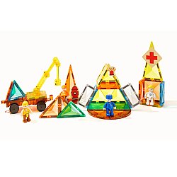 Mideer Magnetic Tiles - Şehir Kahramanları, 33 Parça MD1641 - 3
