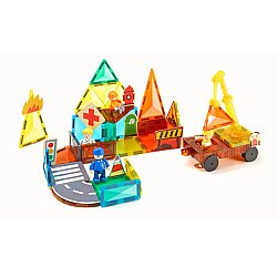 Mideer Magnetic Tiles - Şehir Kahramanları, 33 Parça MD1641 - 7
